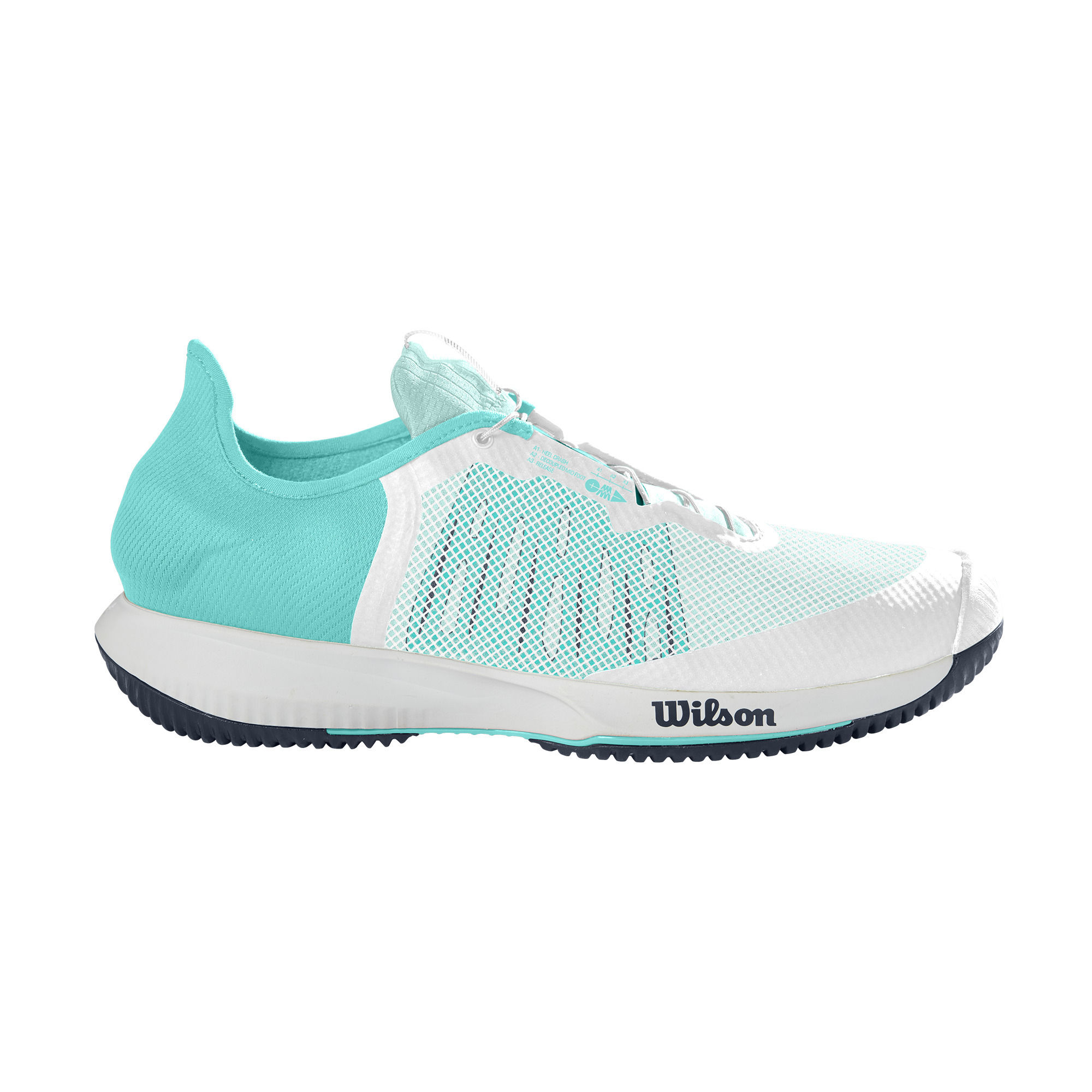 Sapatilhas Mulher Wilson Kaos Rapide WhiteArubaBlue Sapatilhas Mulher Wilson Kaos Rapide