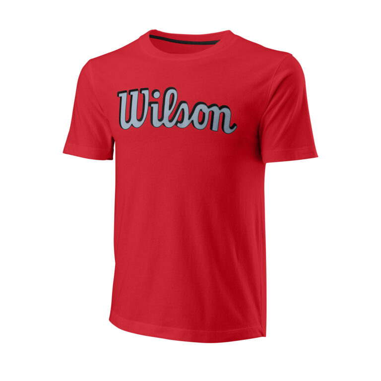 T-shirt-Homem-Wilson-Script-ECO-Cotton-SlimFit-Red-1.jpeg