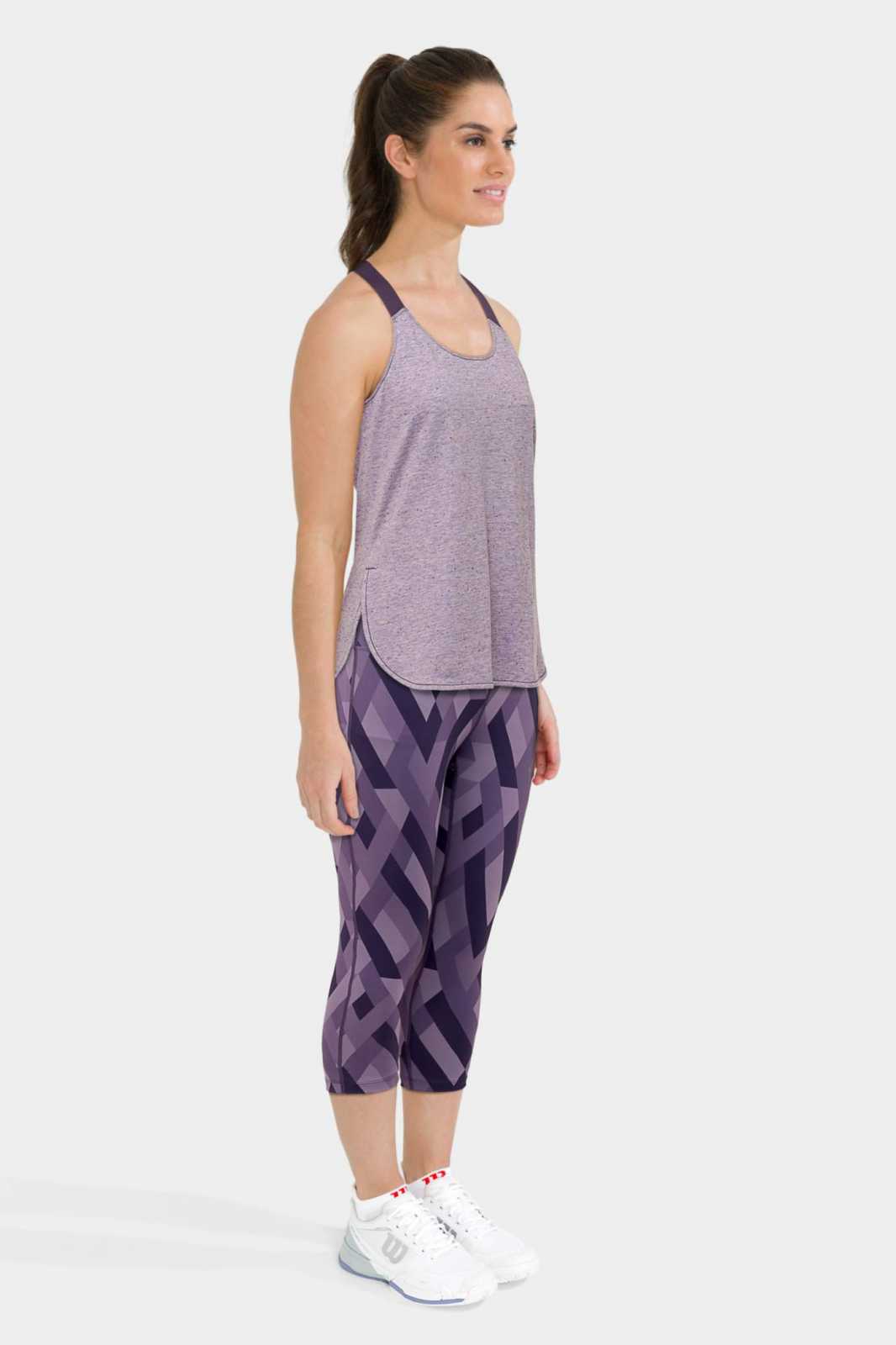 WRA771601 WRA766201 WRS322700 WRA523700 FW18 Competition Training Uwii Vignette Tank W Purple Dusk Heather Side equipamento de treino