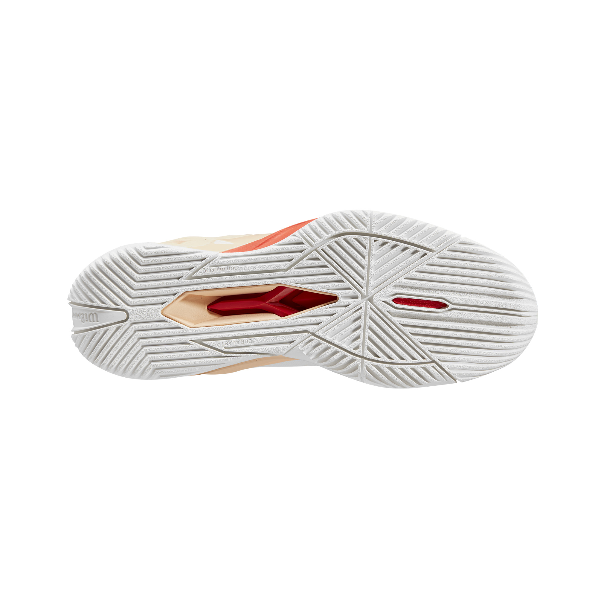 Sapatilhas Mulher Wilson Rush Pro 40 WhitePeach Sapatilhas Mulher Wilson Rush Pro 4.0