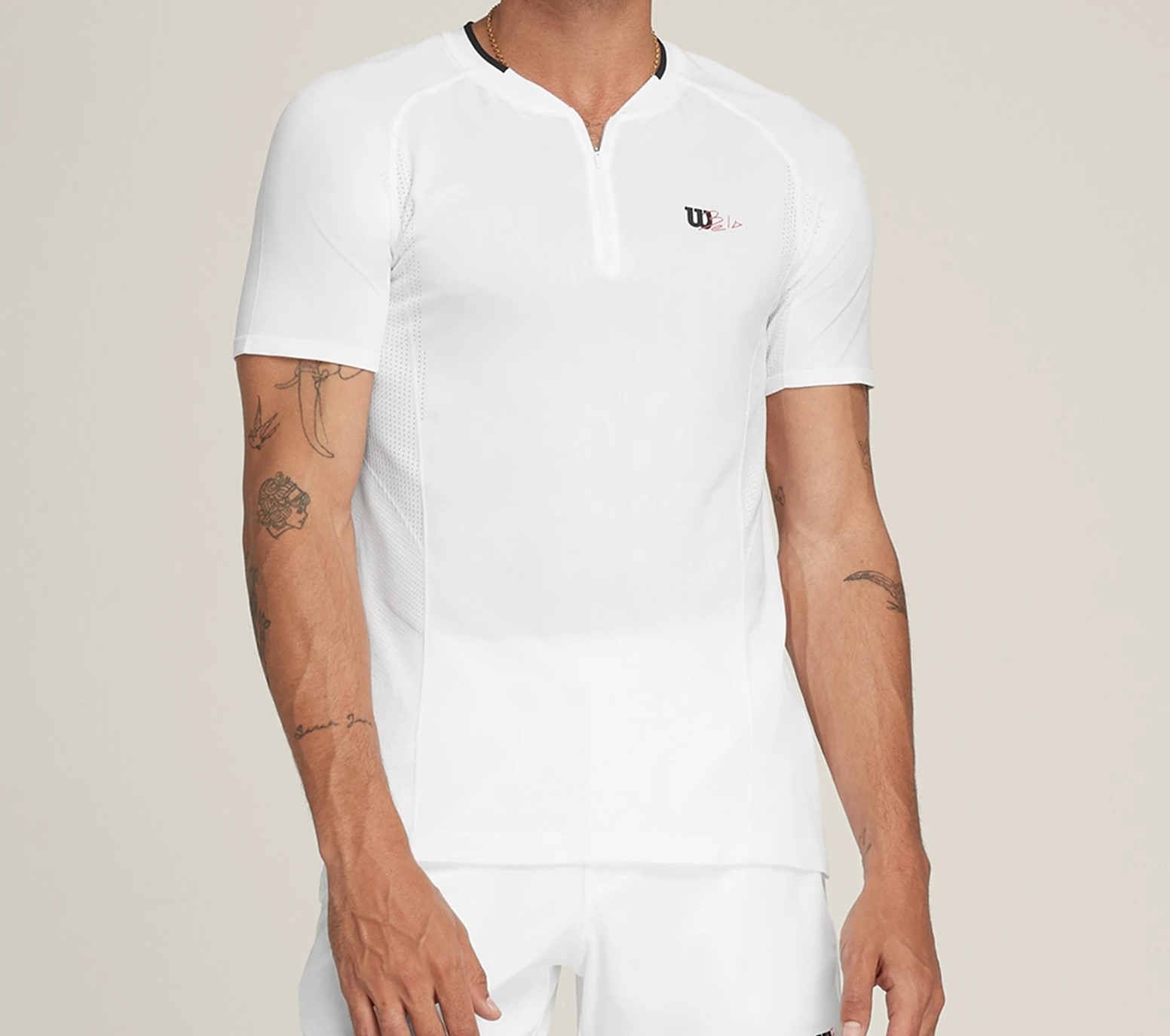 T Shirt Homem Wilson Seamless Zip Bela Padel WH T Shirt Homem Wilson Seamless Zip Bela Padel WH