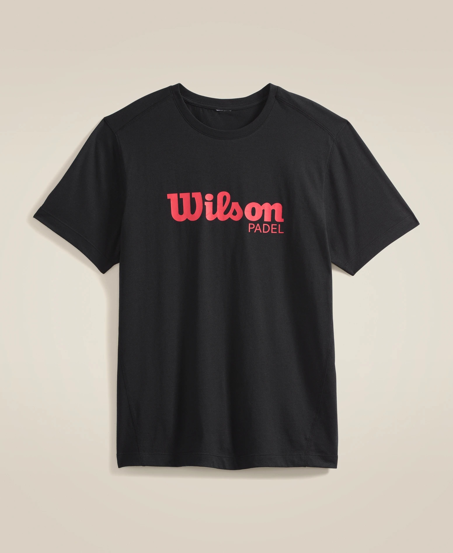 T-shirt Homem Wilson TechTee Padel Black