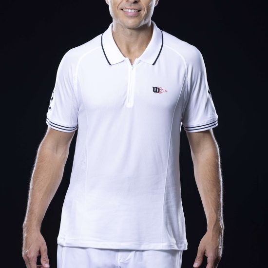 Polo Homem Wilson Seamless Bela Padel White