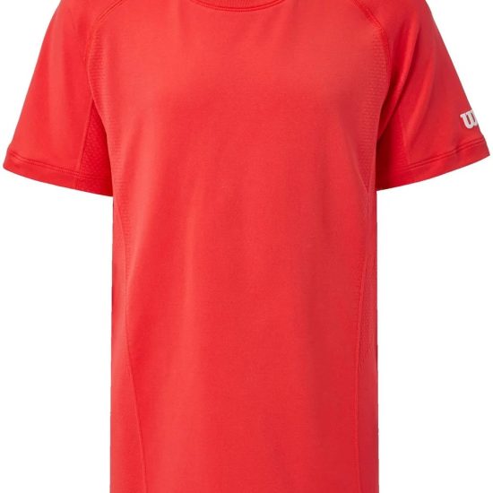 T-Shirt Criança Wilson Team Players Seamless Crew Red