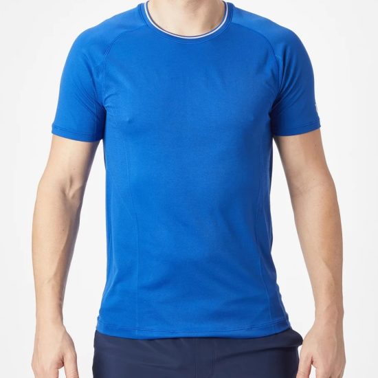 T-Shirt Homem Wilson Team Players Seamless Crew Blue - 1