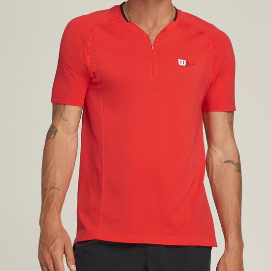 T-shirt Homem Wilson Seamless Zip Bela Padel RD